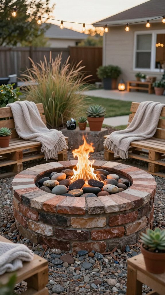 23 DIY Backyard Landscaping Ideas to Transform Your Outdoor Space on a Budget 4 backyard diy fire pit