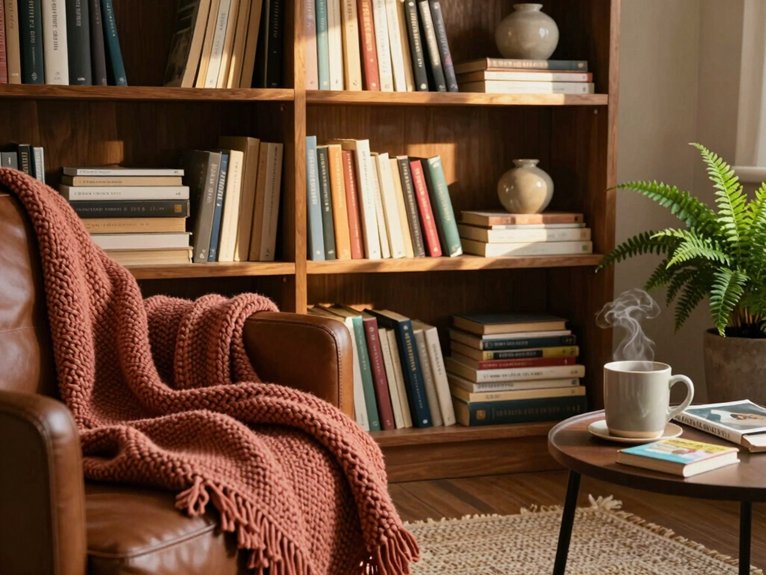 chunky throw for cozy nook