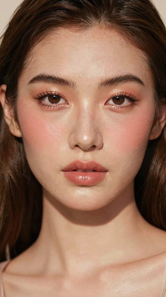 15 Victoria Secret Makeup Looks for a Soft Glam Supermodel Glow 6 creamy peach sunkissed glow