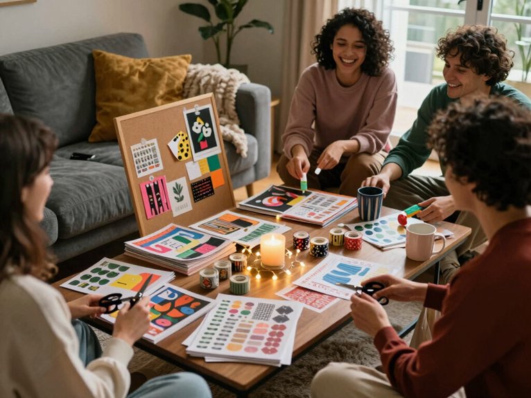 23 Fun Girl Night Ideas at Home for the Perfect Cozy Get-Together 6 create focused shared visionboards