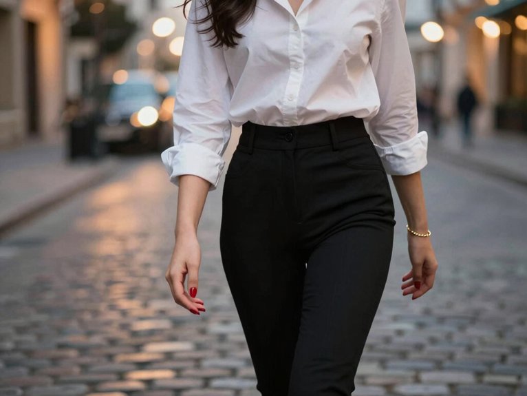 20 Casual Date Night Outfit Ideas That Look Effortlessly Chic 5 crisp white button down outfit