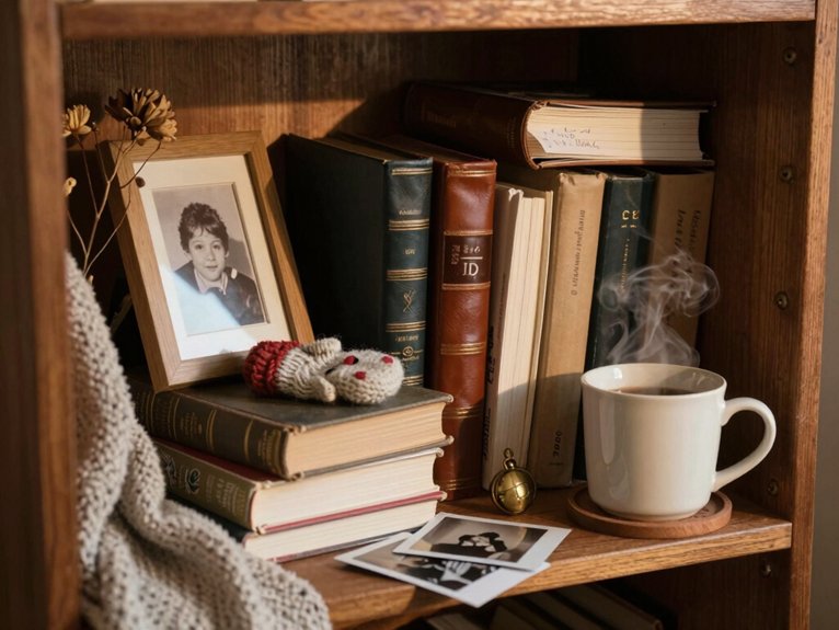 curated clustered nostalgic keepsakes collection