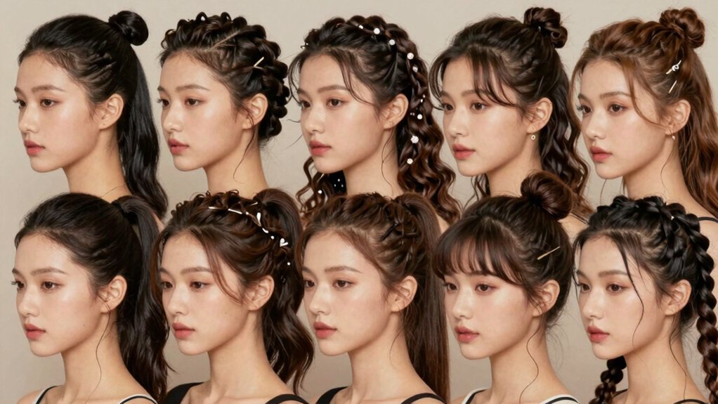 elegant trendy prom hairstyles