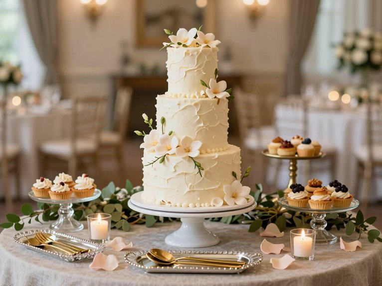 elevated cake with varied height