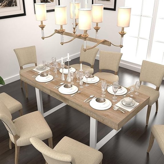 11 Best White Oak Dining Tables That Anchor Any Family Meal 7 Extendable Dining Table 63–79 White Oak (Double-U)