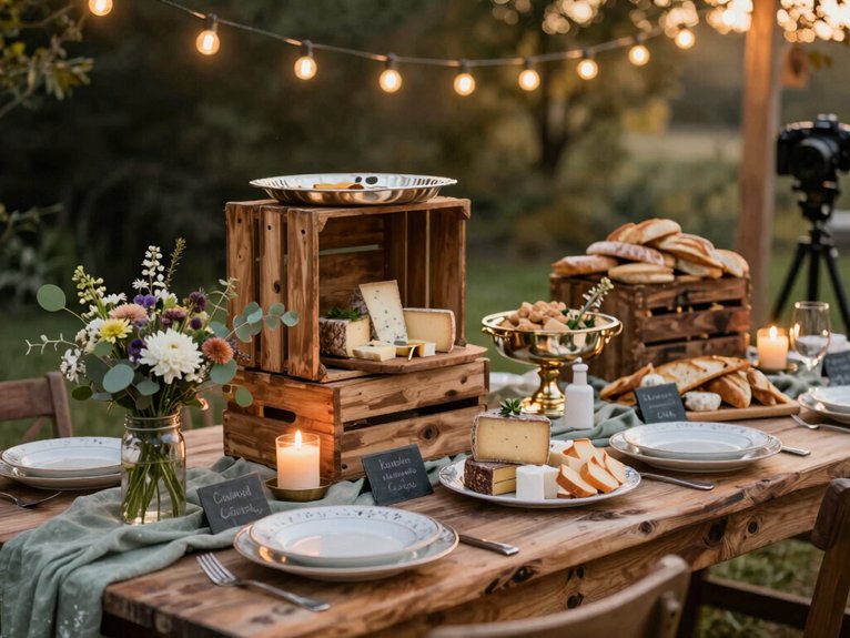farmhouse inspired natural wood styling