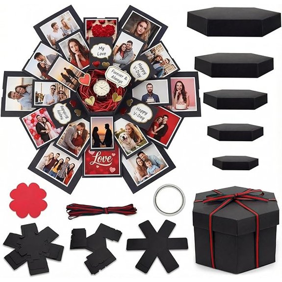 Koogel Handmade Exploding Photo Gift Box