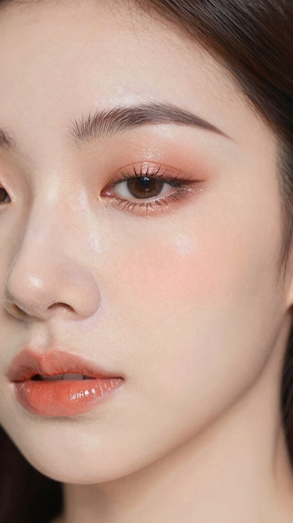 16 Creative Makeup Looks Inspired by Asian Beauty Trends 10 inner tear champagne sparkle