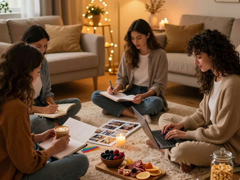 23 Fun Girl Night Ideas at Home for the Perfect Cozy Get-Together 23 journaling turns goals actionable