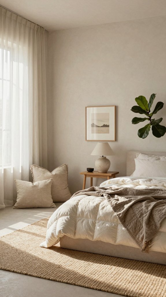 21 Cozy Bedroom Ideas for Small Rooms That Feel Warm and Spacious 1 light neutral textured cozy bedroom