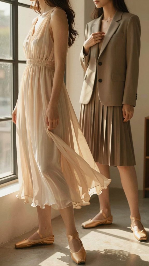 20 Gentle Ways to Be More Feminine in Your Own Authentic Way 4 mix fluid silhouettes with structure