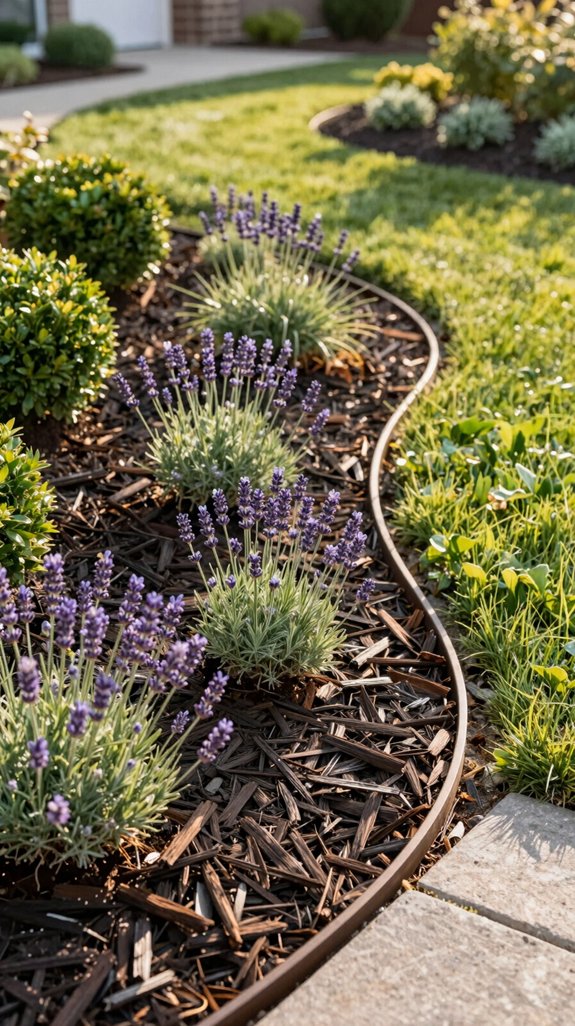 23 DIY Backyard Landscaping Ideas to Transform Your Outdoor Space on a Budget 6 mulch borders 2 3 mulch
