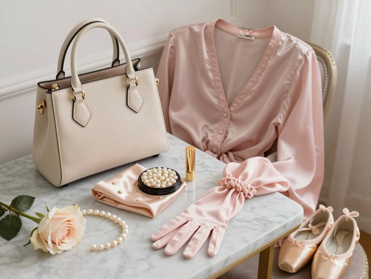 22 Princess Energy Aesthetic Ideas to Feel Soft, Confident, and Elegant 16 pastel structured mini handbag essentials