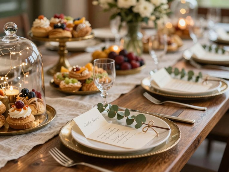 personalized rustic edible placecards