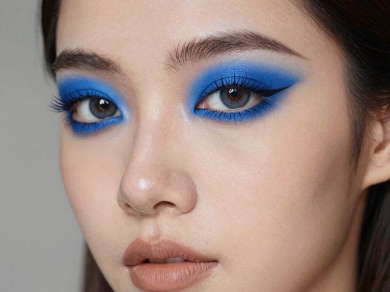 17 Creative Blue Makeup Looks for a Bold Statement 12 rich royal matte eyeshadow