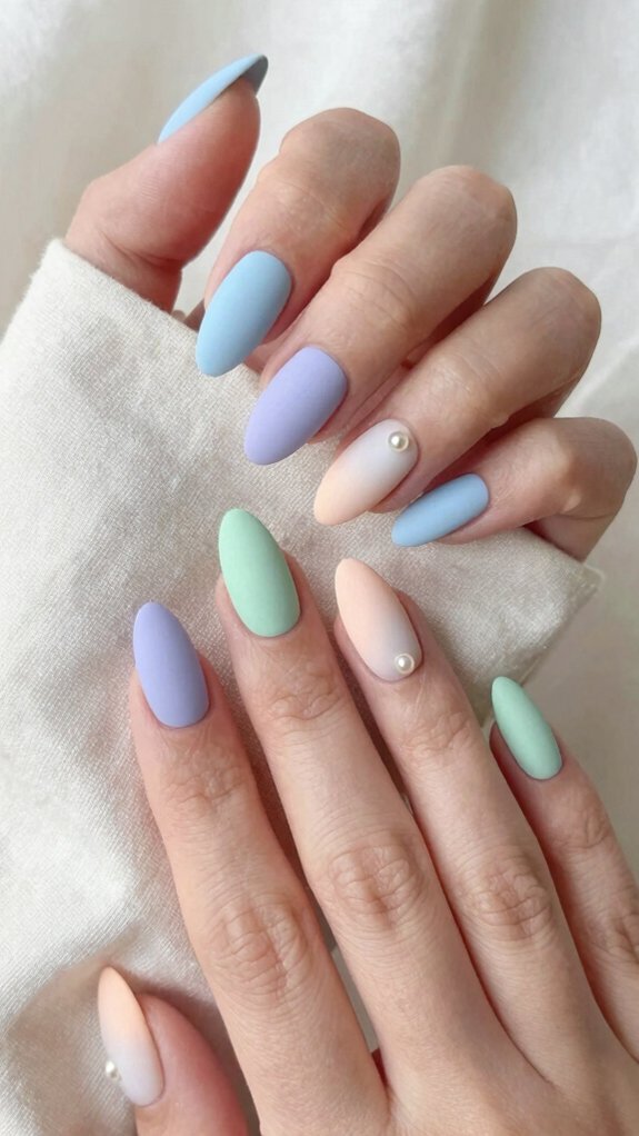 15 Gorgeous Pastel Nail Ideas to Try This Season 4 seal glossy pastels matte