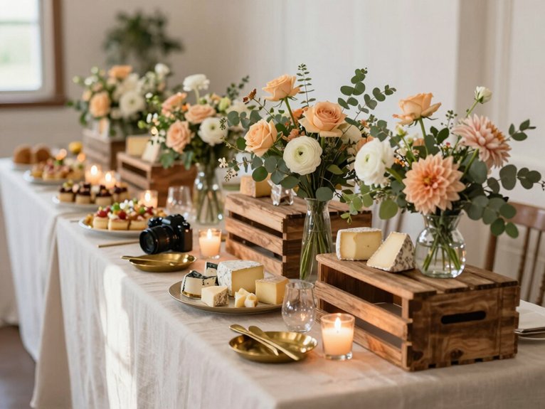 seasonal low budget botanical centerpieces