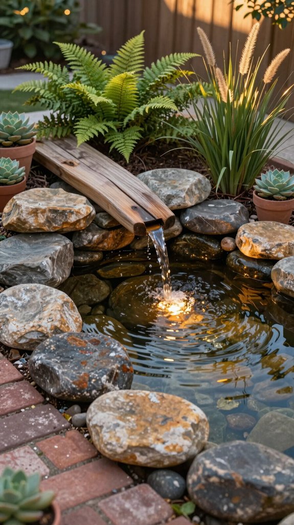 23 DIY Backyard Landscaping Ideas to Transform Your Outdoor Space on a Budget 7 small backyard water oasis