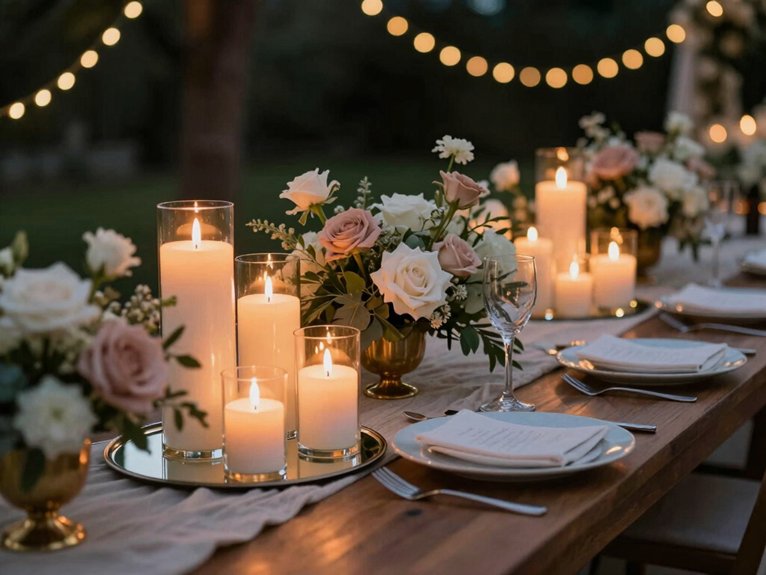 soft clustered hurricane candles