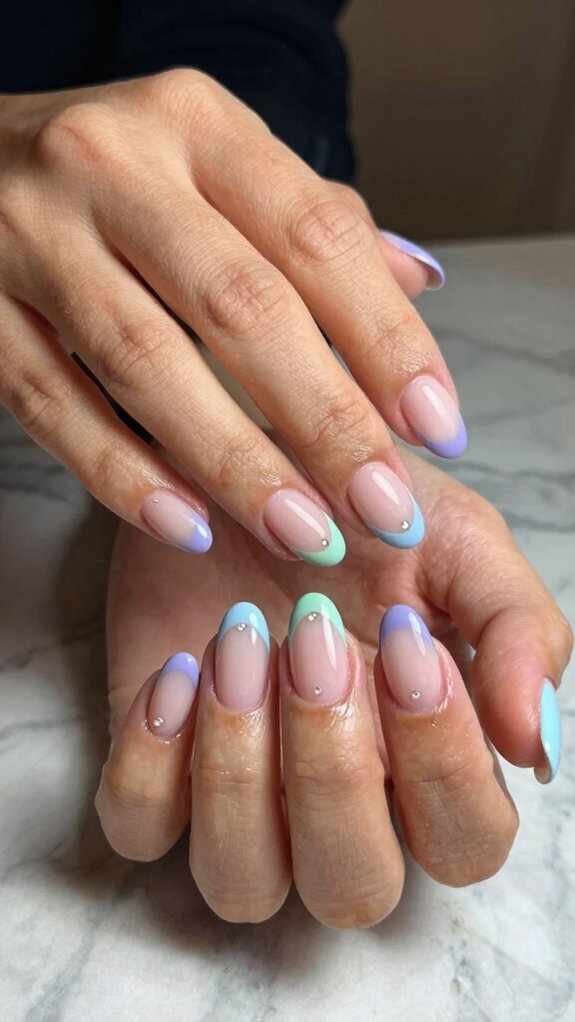 15 Gorgeous Pastel Nail Ideas to Try This Season 6 soft pastel modern french