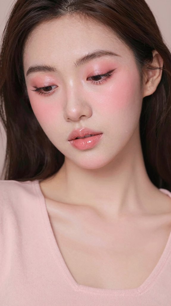 16 Creative Makeup Looks Inspired by Asian Beauty Trends 15 soft pastel monochrome makeup