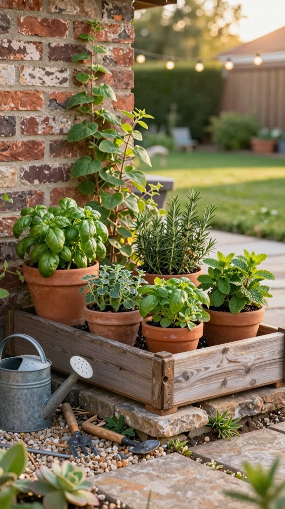 23 DIY Backyard Landscaping Ideas to Transform Your Outdoor Space on a Budget 16 sunny 3x3 ft herbcorner