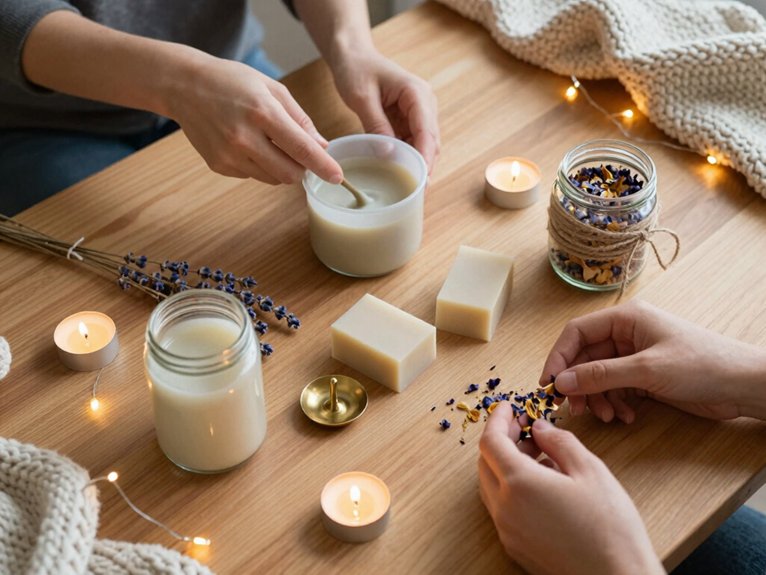 23 Fun Girl Night Ideas at Home for the Perfect Cozy Get-Together 18 temperature controlled scented candle making