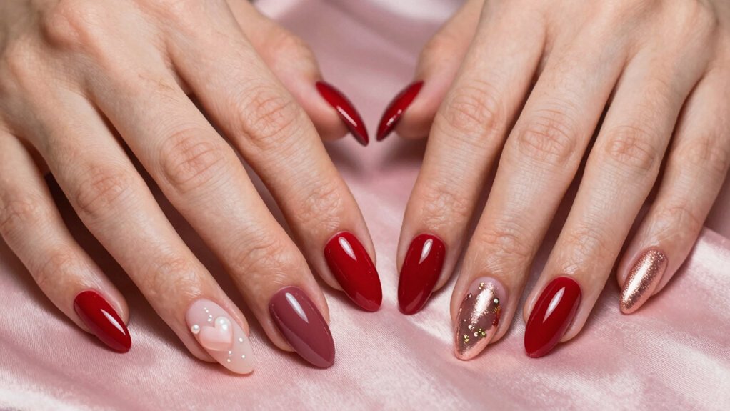 valentine s day nail designs
