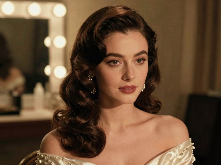15 Stunning Prom Hairstyles That Look Elegant and Trendy 1 vintage red carpet s shaped waves