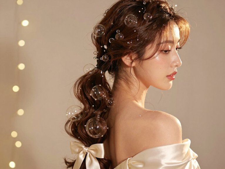 15 Stunning Prom Hairstyles That Look Elegant and Trendy 8 voluminous bubble ponytail tutorial