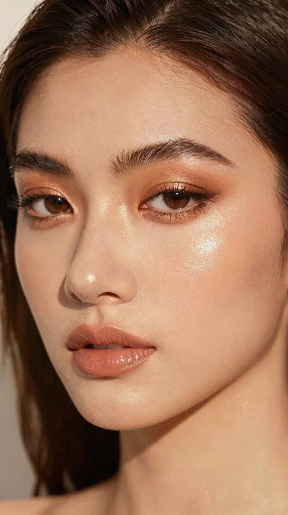 15 Victoria Secret Makeup Looks for a Soft Glam Supermodel Glow 13 warm shimmery blended eyefinish
