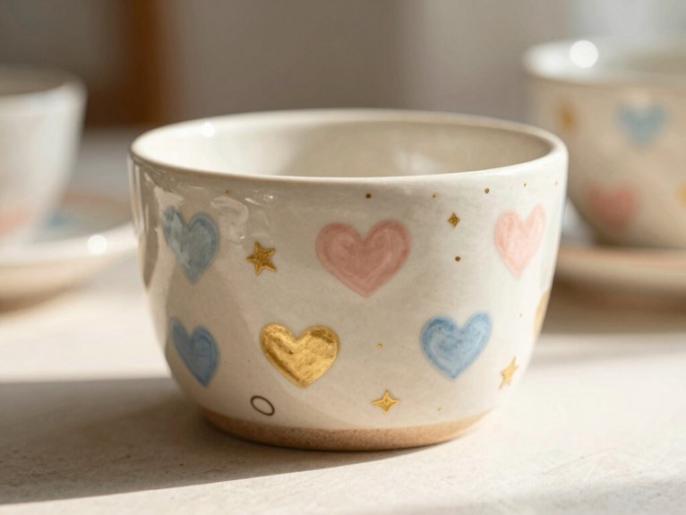 adorable hearts stars icons