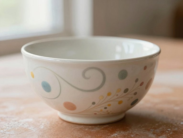 Ceramic Painting Ideas That Are Easy and Aesthetic 22 after paint dry glaze fire
