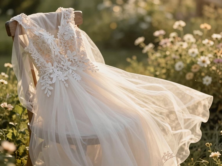 Summer Wedding Dresses That Feel Light and Romantic 1 airy fabrics open back comfort