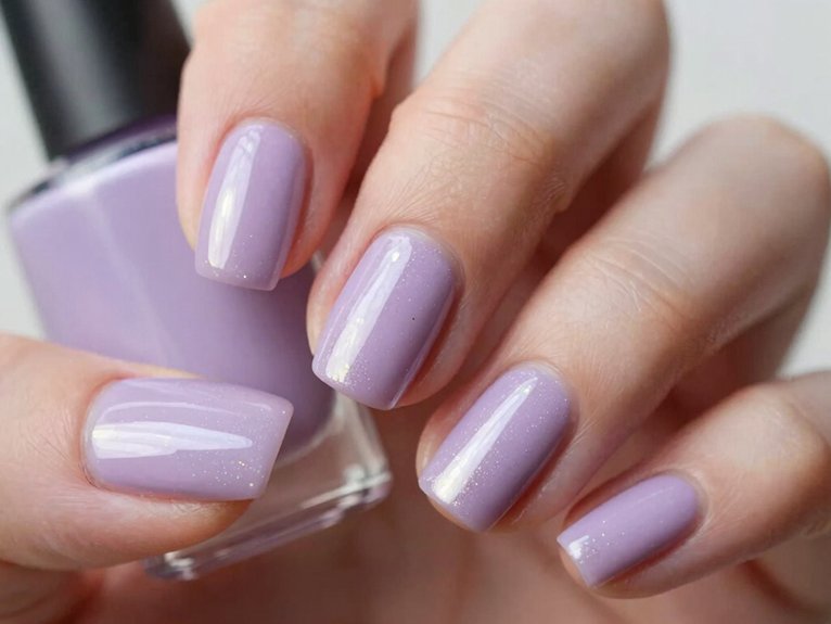 Lilac Chrome Nails That Feel Soft and Trendy 5 airy lilac chrome glow finish