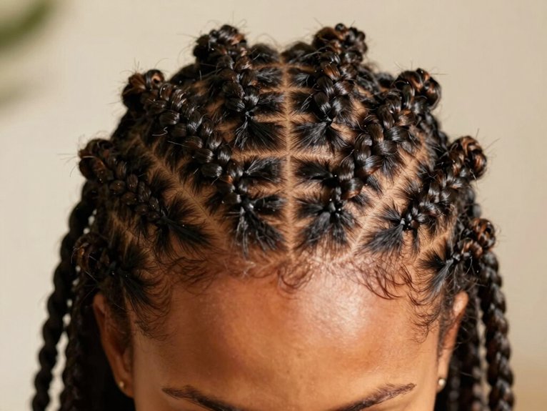 Fulani Braid Inspo That Looks Modern and Timeless 27 baby buns for playful braids