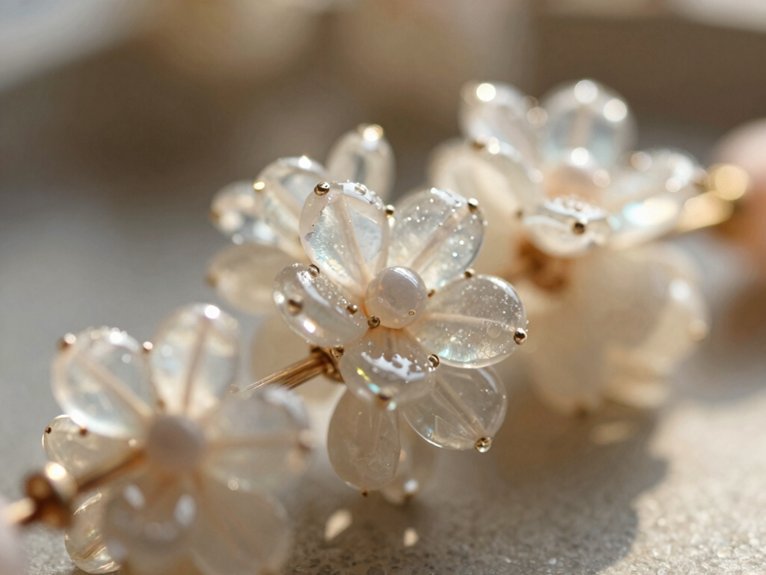 beaded bobby pin hair clips