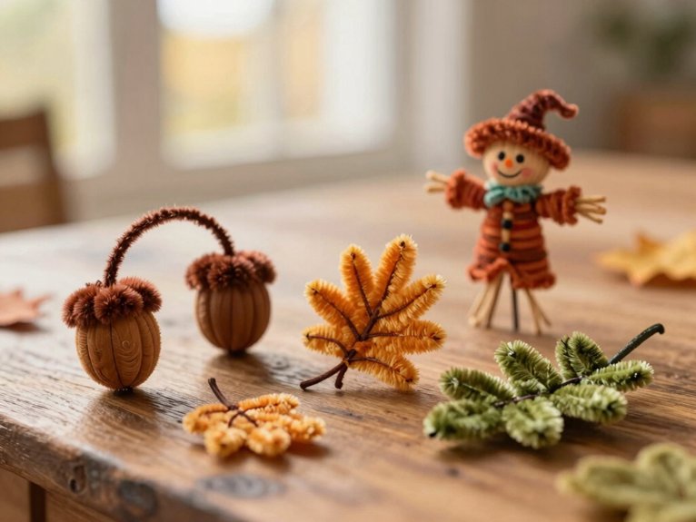 Pipe Cleaner Crafts That Are Fun and Surprisingly Creative 12 beaded pumpkin pipe cleaner crafts