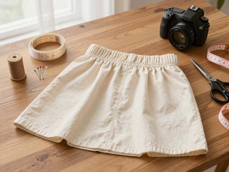 beginner friendly elastic waist skirt