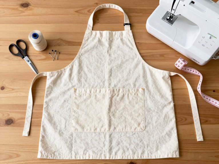 beginner friendly medium cotton apron