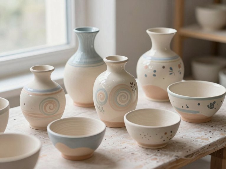 Ceramic Painting Ideas That Are Easy and Aesthetic 2 beginner pottery class guidance