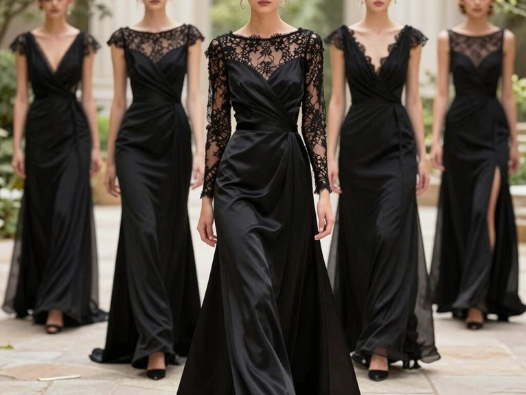 Black Tie Wedding Guest Dresses That Feel Sophisticated 7 black tie polish effortless elegance