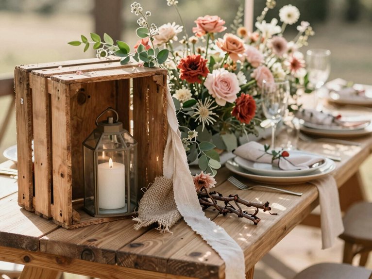 Rustic Wedding Decor Ideas That Feel Warm and Romantic 3 blush lilac rustic soft greens