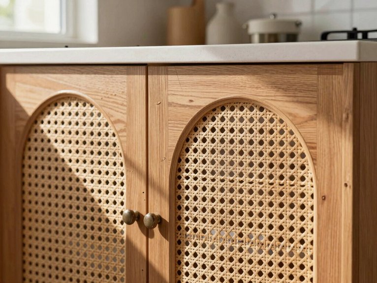 Dollar Tree Crafts That Look Expensive but Cost Almost Nothing 23 cane wrapped door insert idea