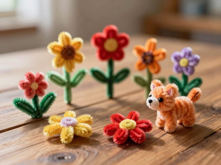 Pipe Cleaner Crafts That Are Fun and Surprisingly Creative 22 check wire ends first