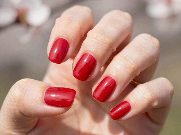 April Nails That Feel Fresh and On-Trend 10 cherry blossom cherry red nails