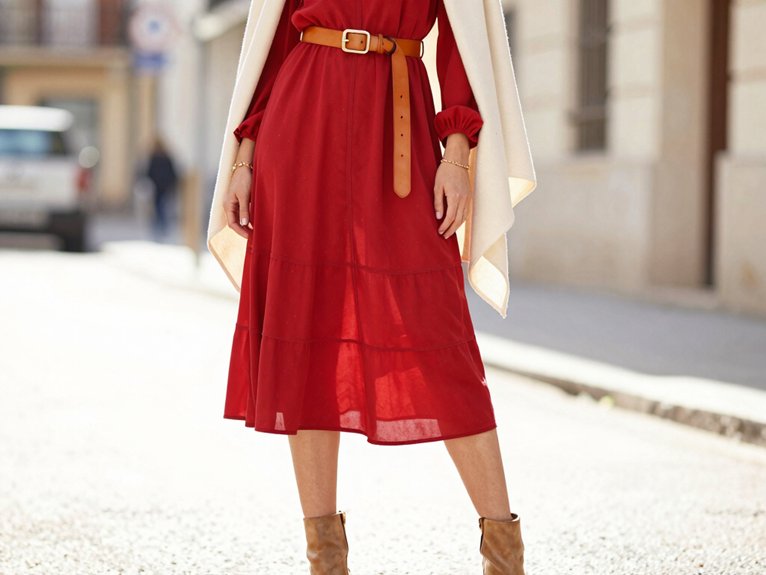 Red Dress Outfit Ideas That Always Stand Out 1 chic black or fresh white