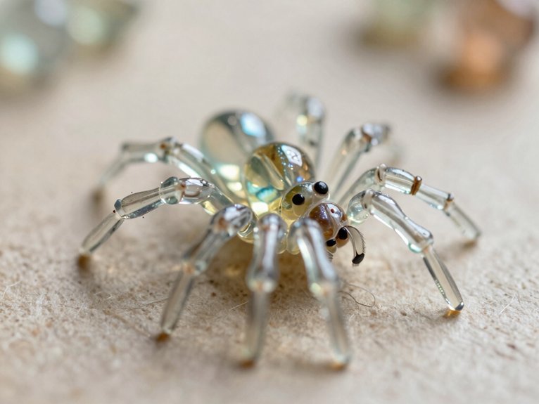 chic glass bead spider craft
