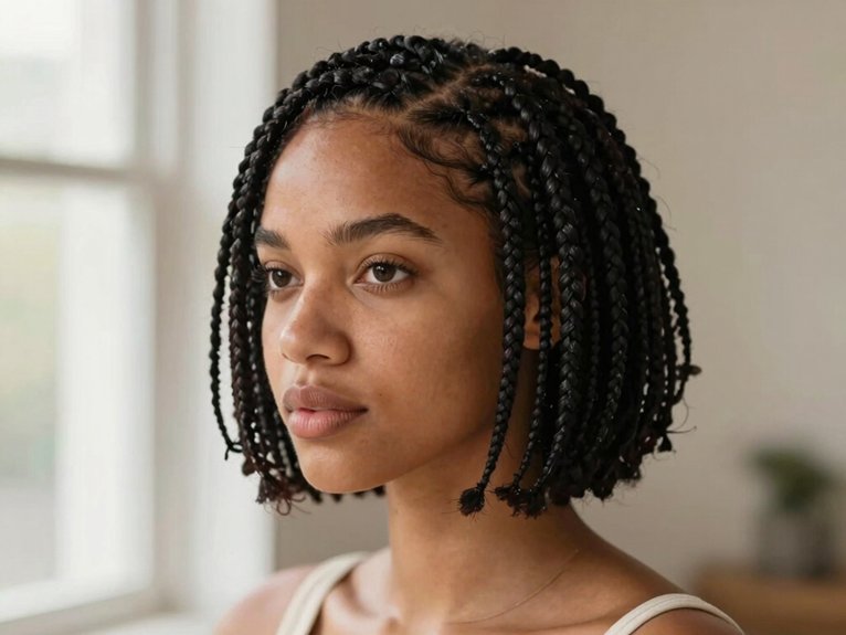 Fulani Braid Inspo That Looks Stylish and Timeless 8 chic quick bob fulani braids
