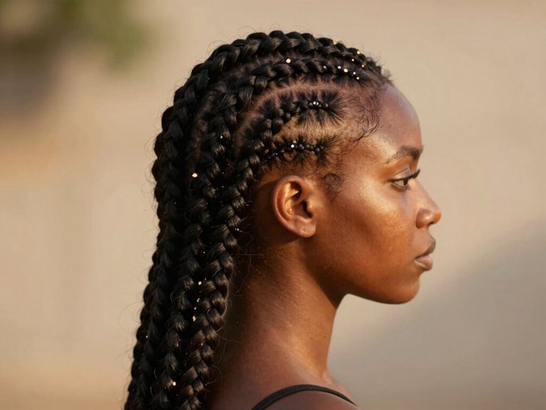 Fulani Braid Inspo That Looks Modern and Timeless 5 classic fulani glow up braids